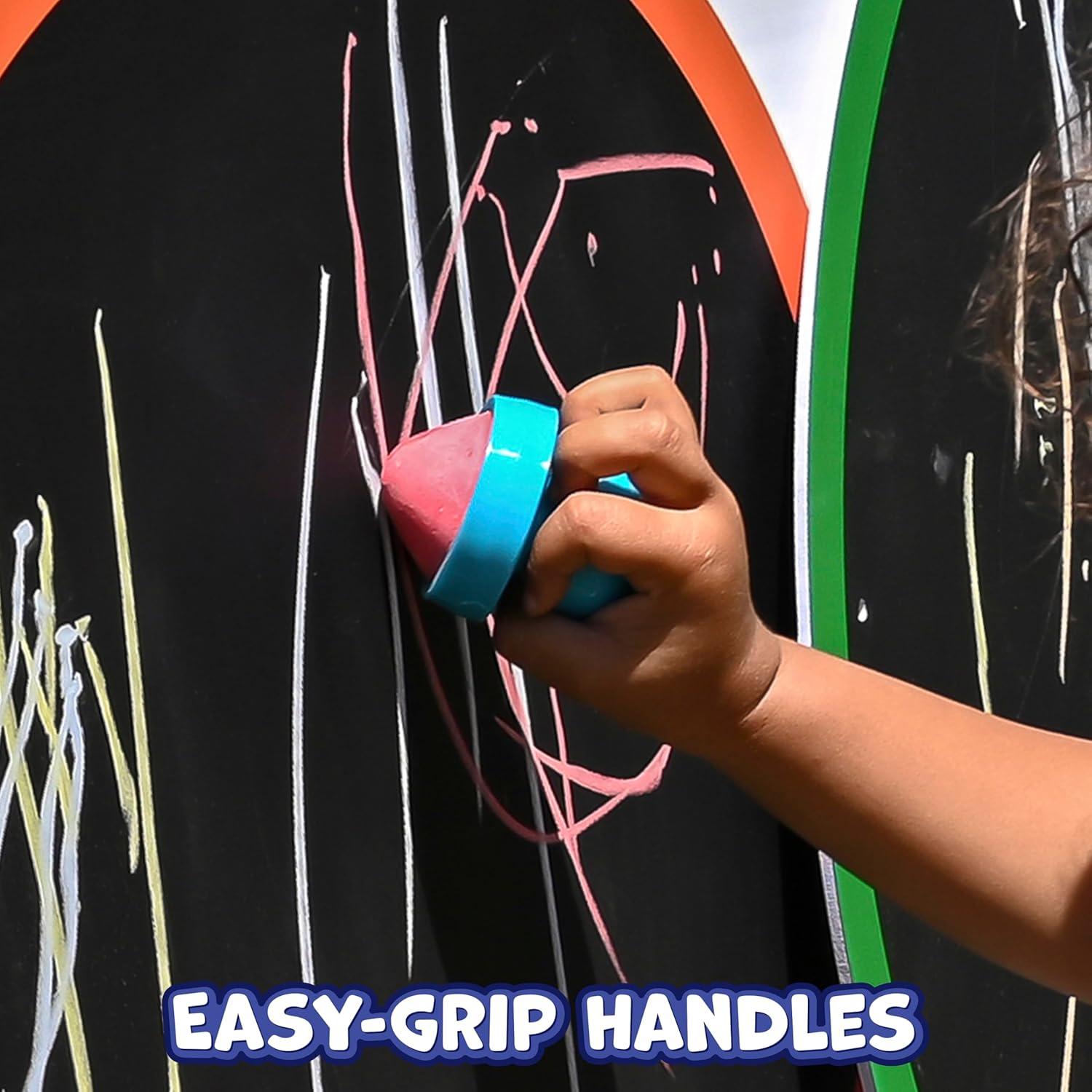 Tiza de Agarre Fácil Learning Advantage | No Tóxica | 6 Colores | 18m+