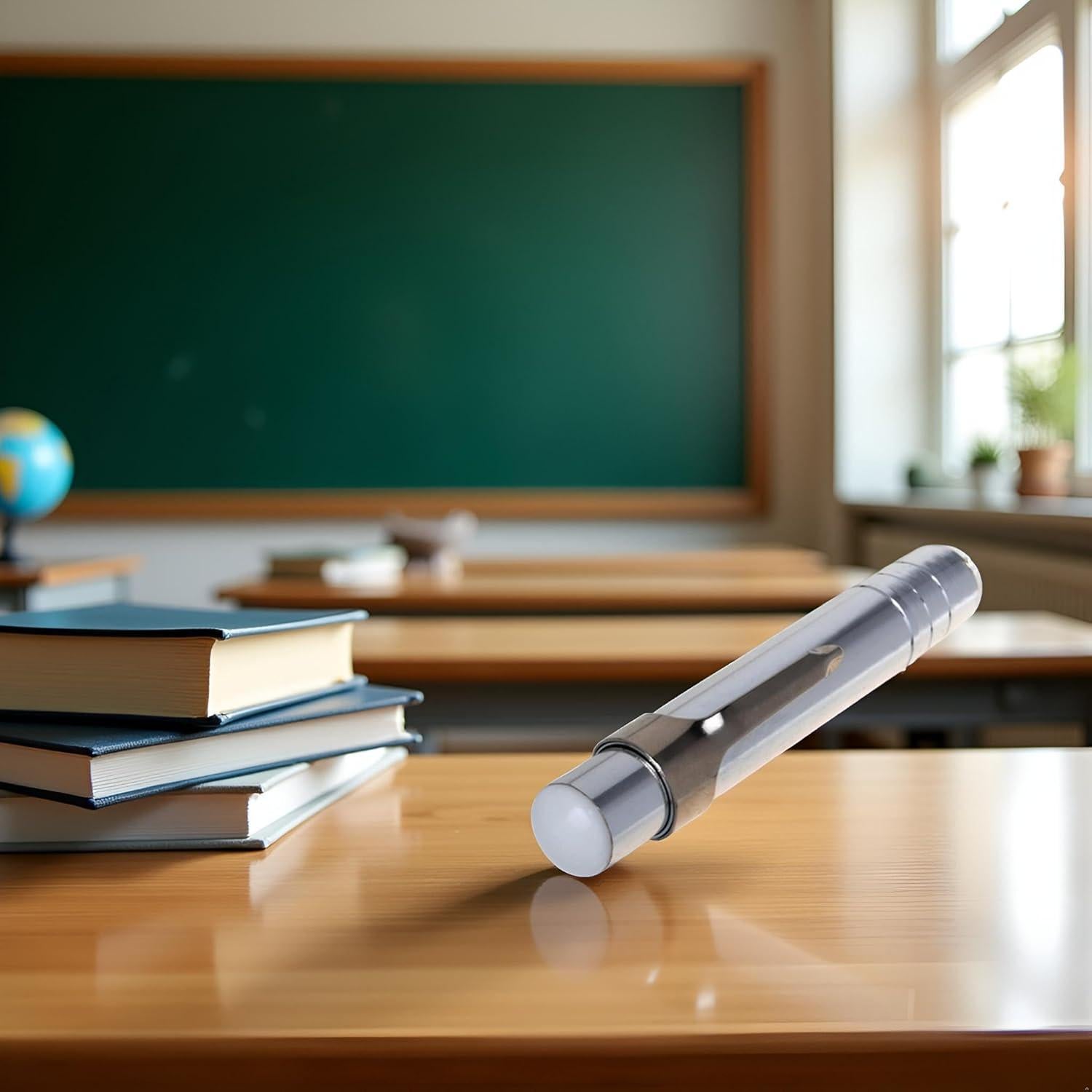 Soporte de Tiza de Aluminio Plateado WsjiaboFux - 1 Unidad