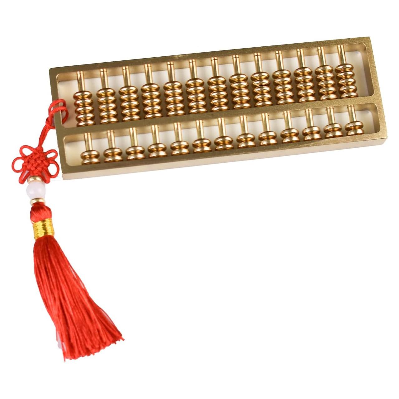 Ábaco Miniatura de Cobre y Latón Ailuter 13.2x4.6 cm