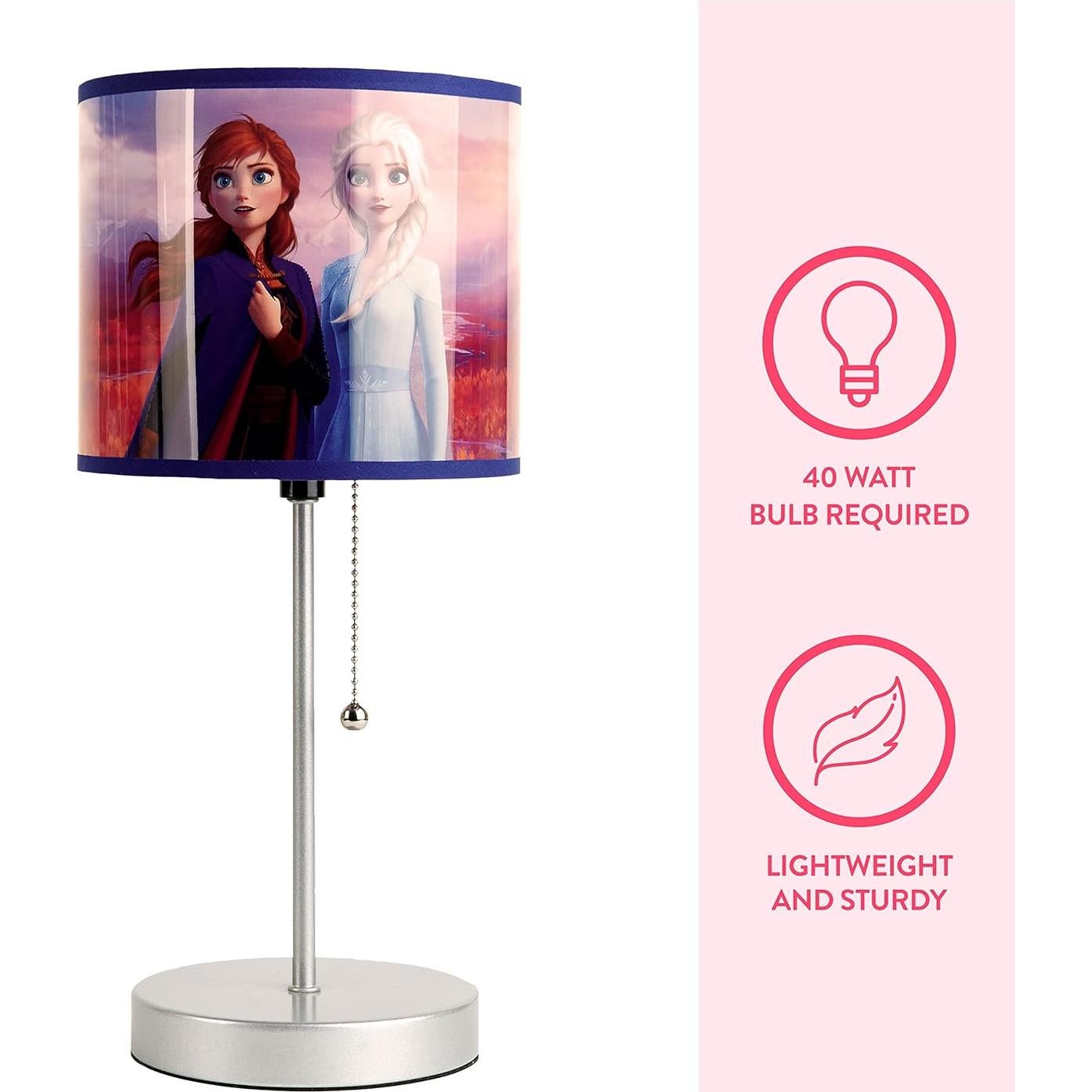 Lámpara de mesa Stick Frozen 2 Idea Nuova 39 cm decorativa