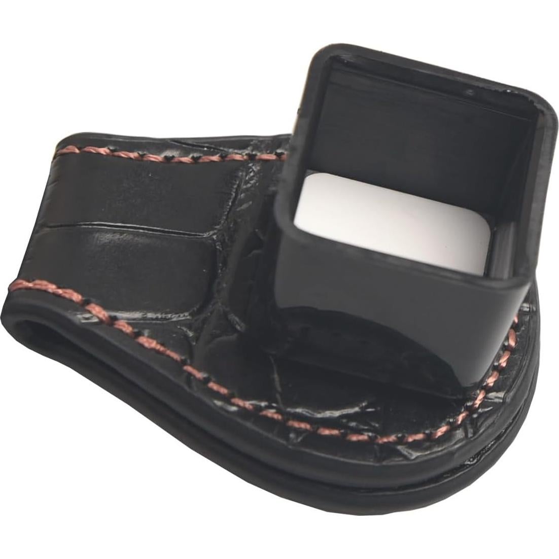 Soporte de Tiza para Billar LAGO DE FUEGO - Cuero Magnético