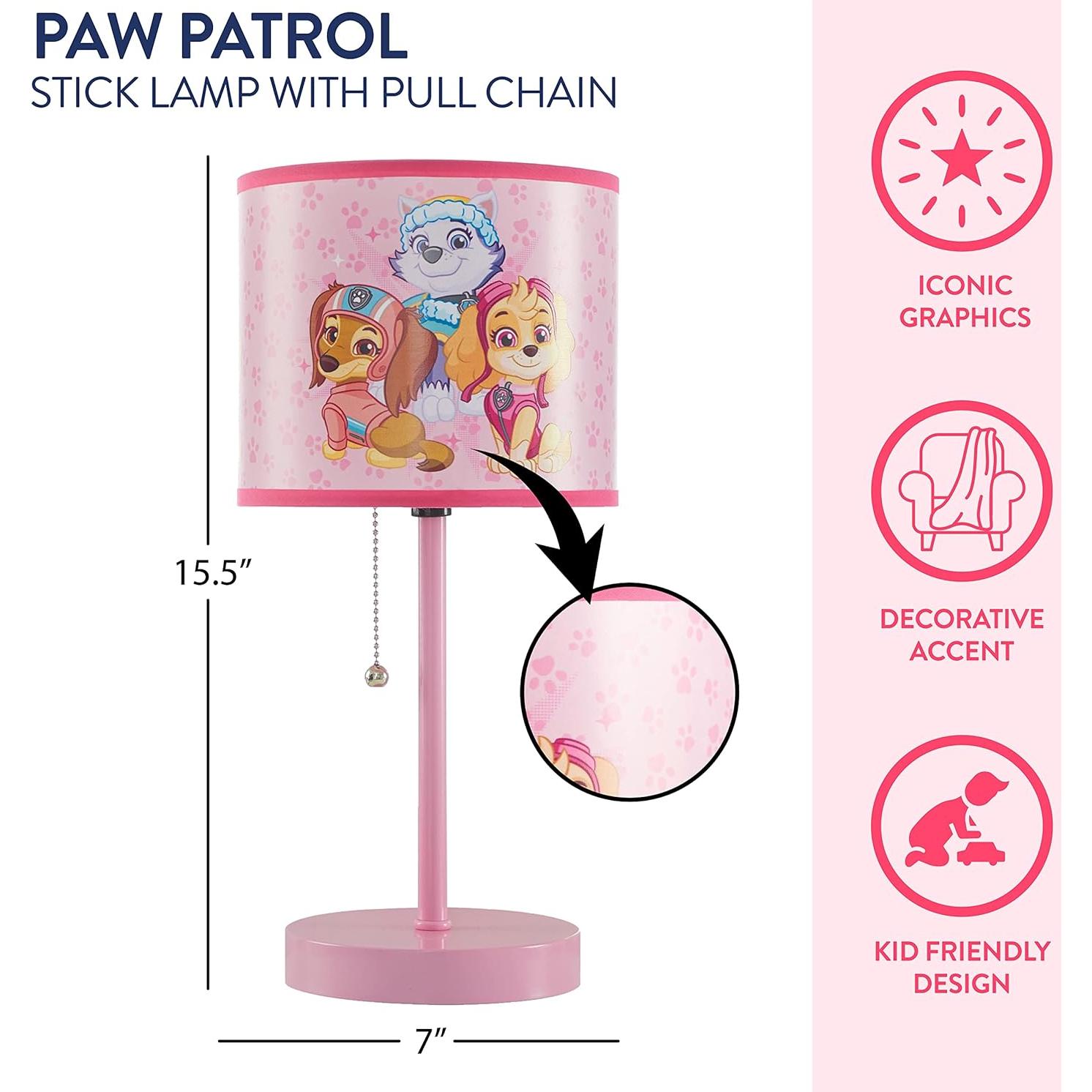 Lámpara de Mesa Infantil Idea Nuova Patrulla Canina 39 cm