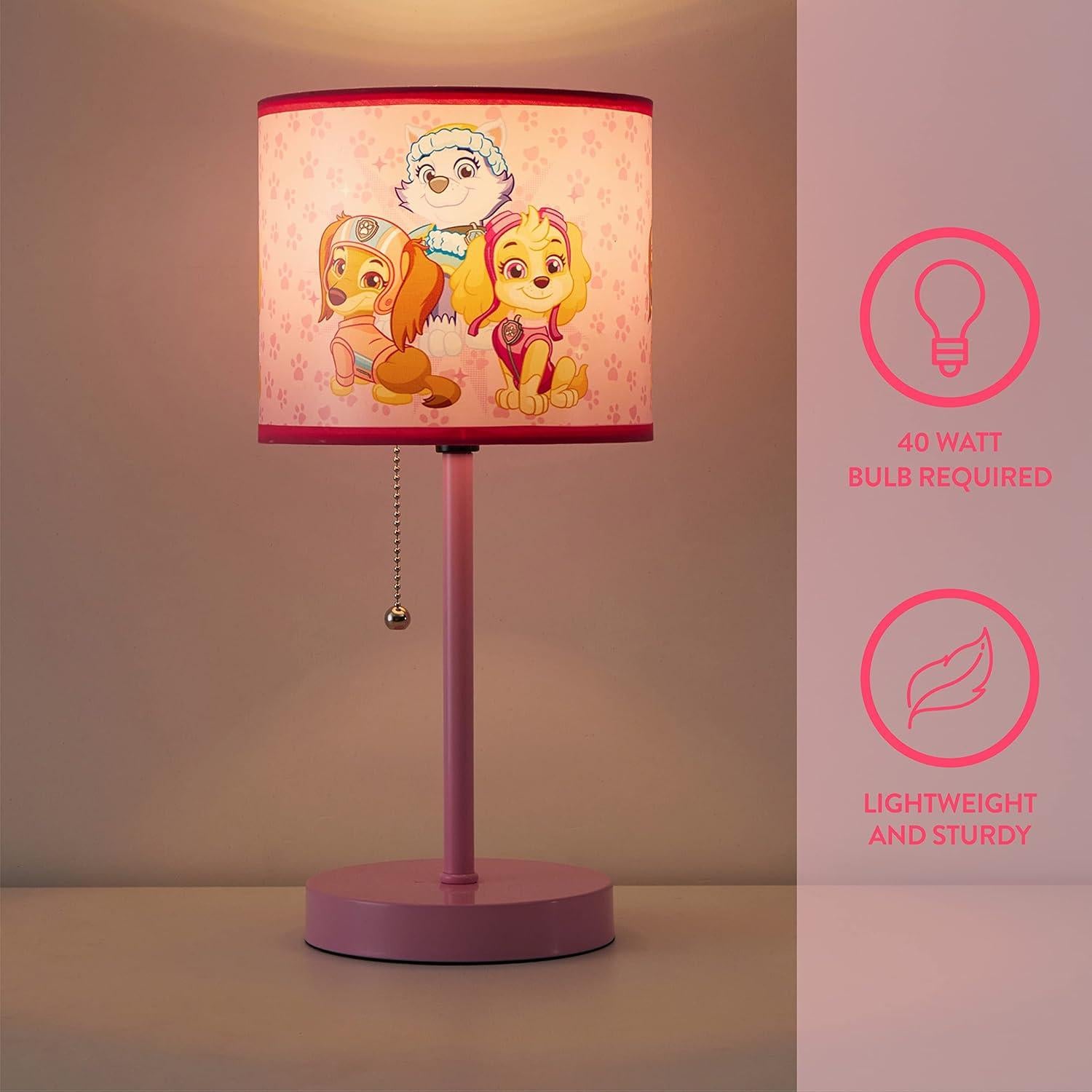 Lámpara de Mesa Infantil Idea Nuova Patrulla Canina 39 cm