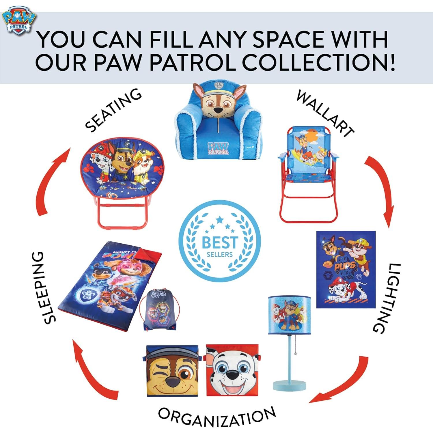 Lámpara de Mesa Infantil Idea Nuova Patrulla Canina 39 cm