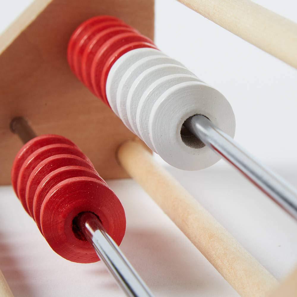 Ábaco Rekenrek hand2mind 20 cuentas de madera para niños
