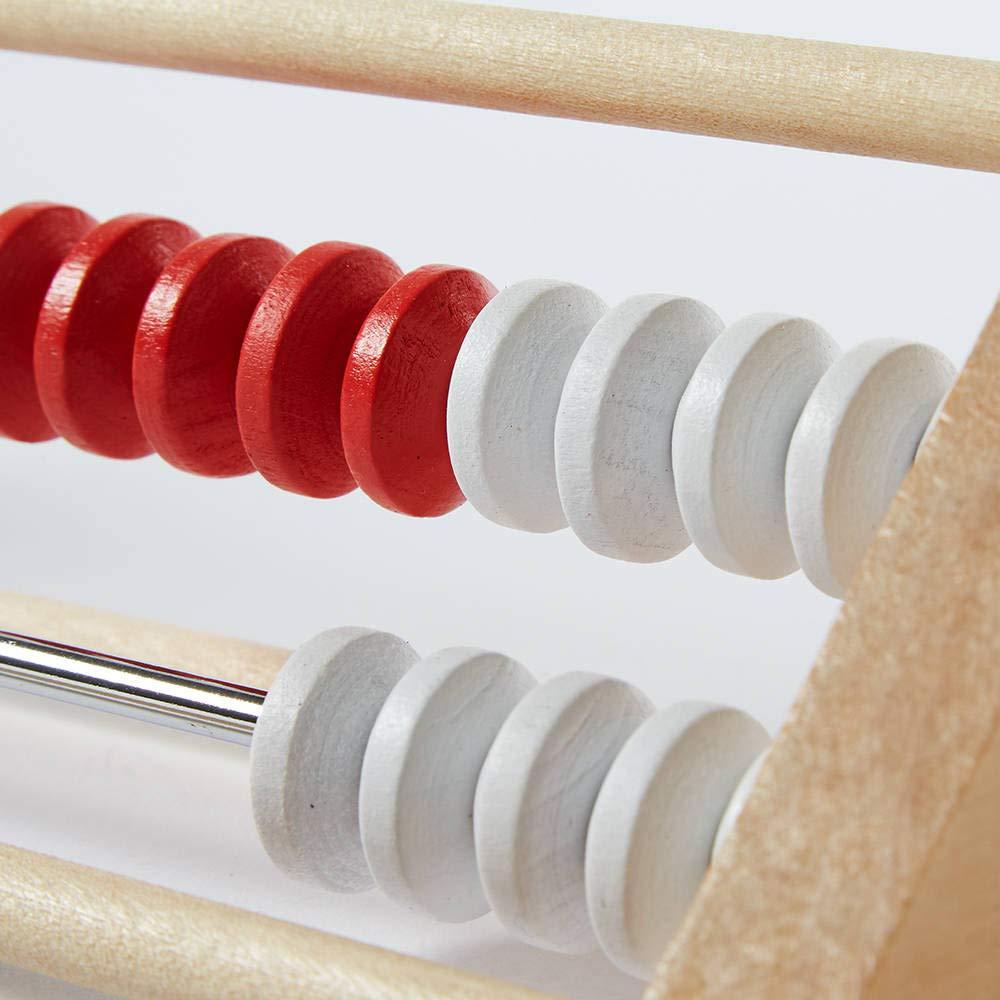 Ábaco Rekenrek hand2mind 20 cuentas de madera para niños