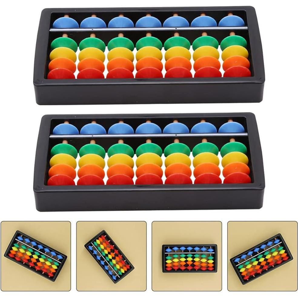 Calculadora Soroban Toyvian 2PCS Ábaco Educativo para Niños
