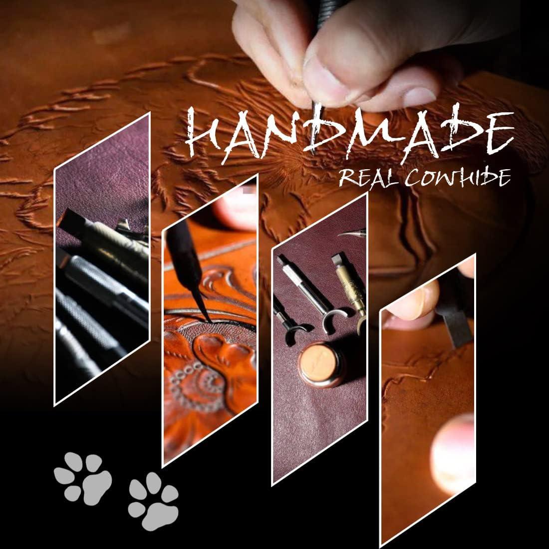 Soporte de Tiza Magnético de Cuero KONLLEN VT-Rojo