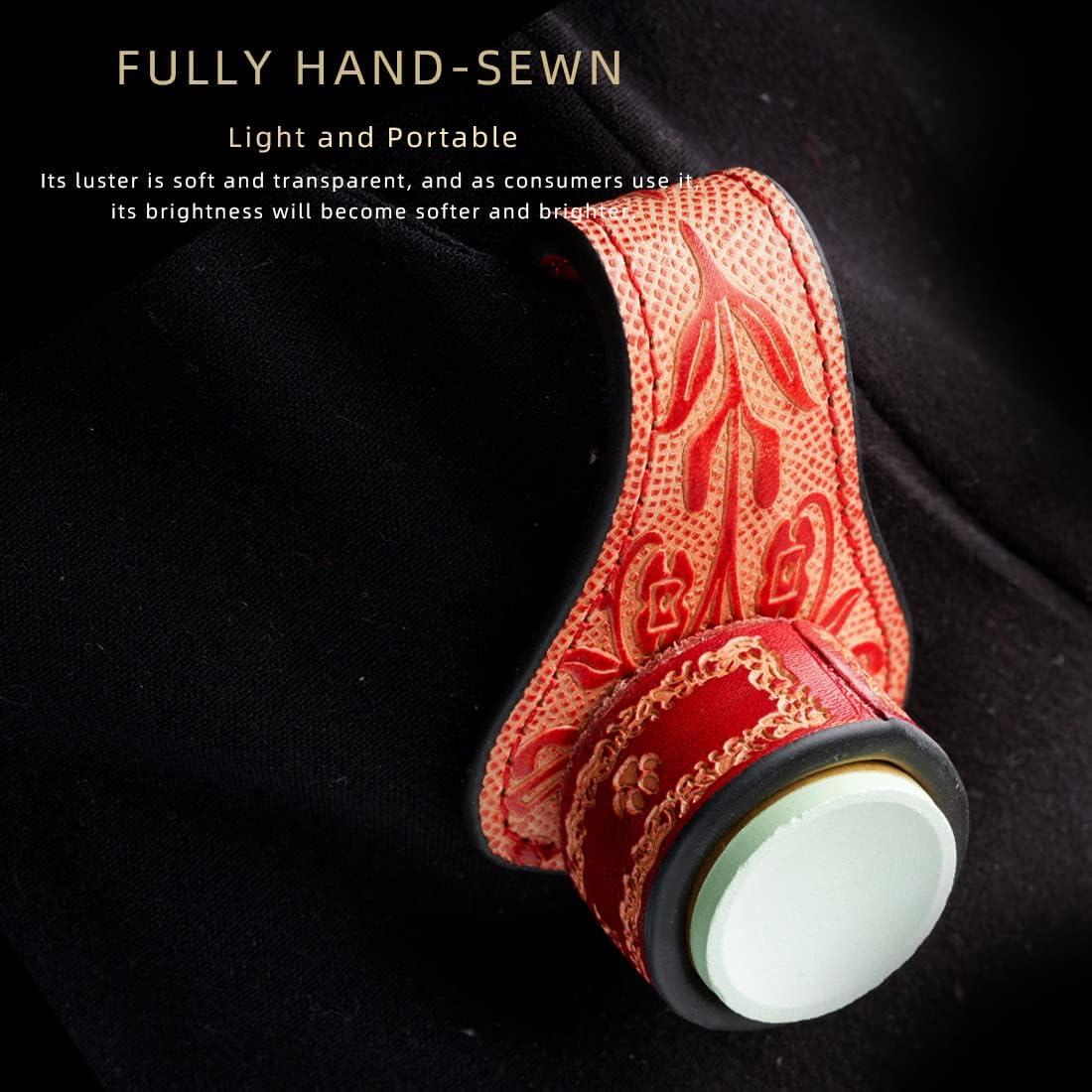 Soporte de Tiza Magnético de Cuero KONLLEN VT-Rojo