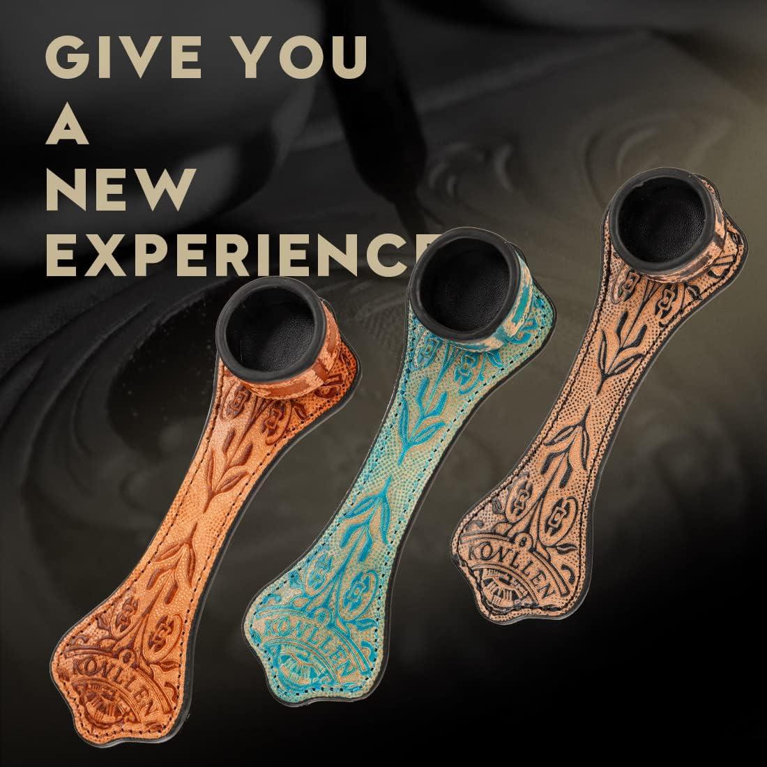 Soporte de Tiza Magnético de Cuero KONLLEN VT-Rojo