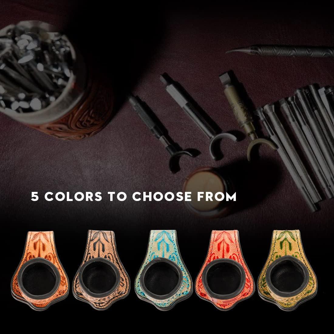 Soporte de Tiza Magnético de Cuero KONLLEN VT-Rojo