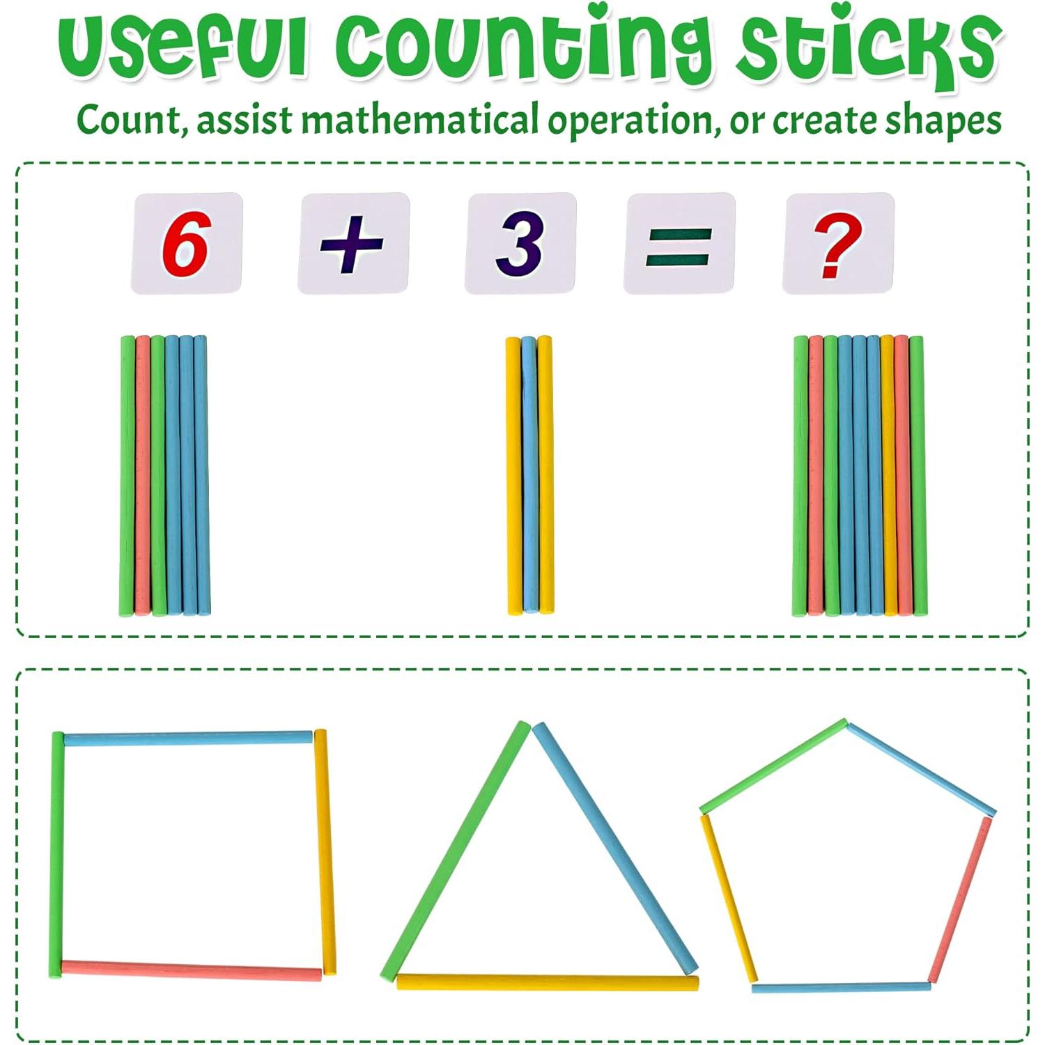 Ábaco de Madera Educativo WOODMAM para Niños 3+ Años