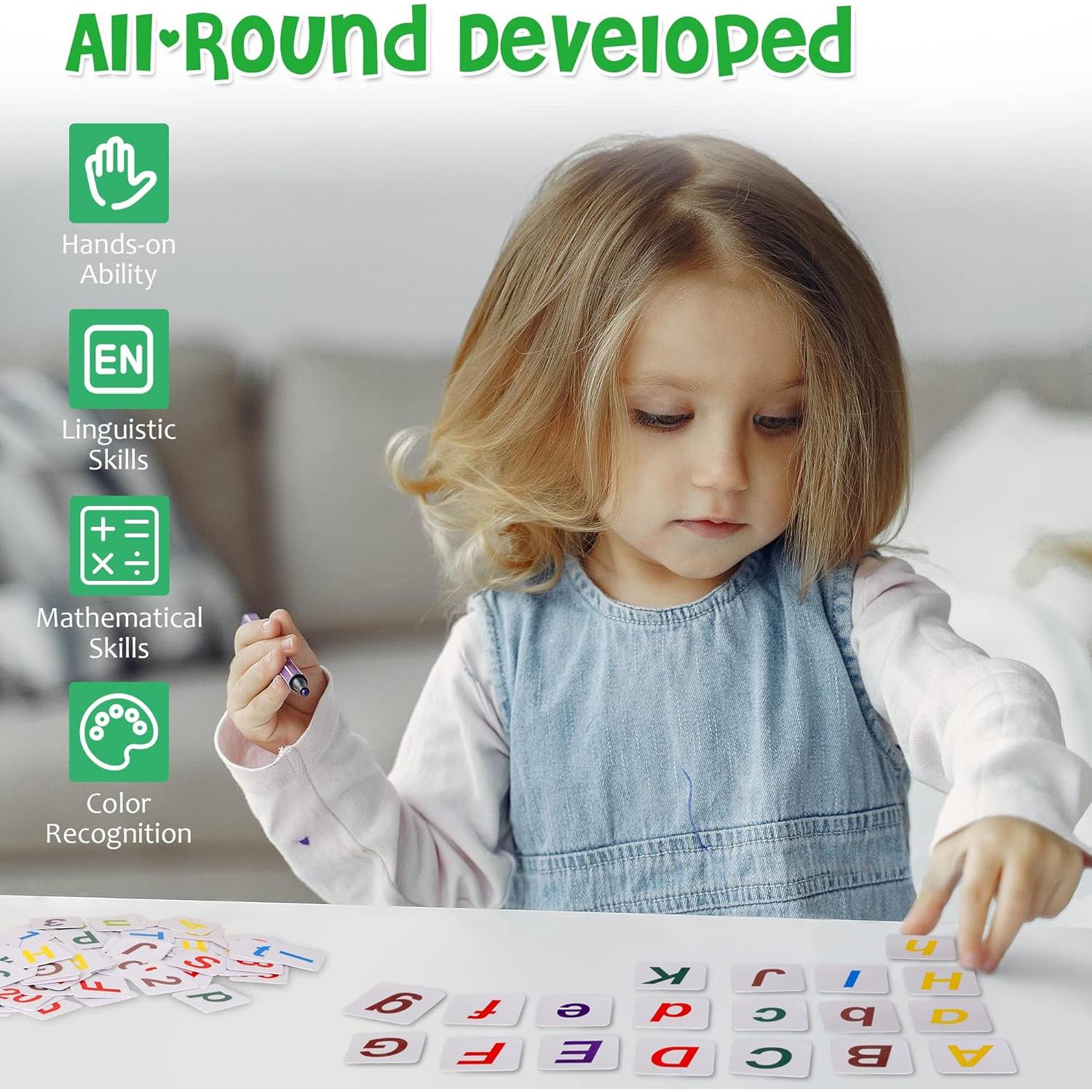 Ábaco de Madera Educativo WOODMAM para Niños 3+ Años