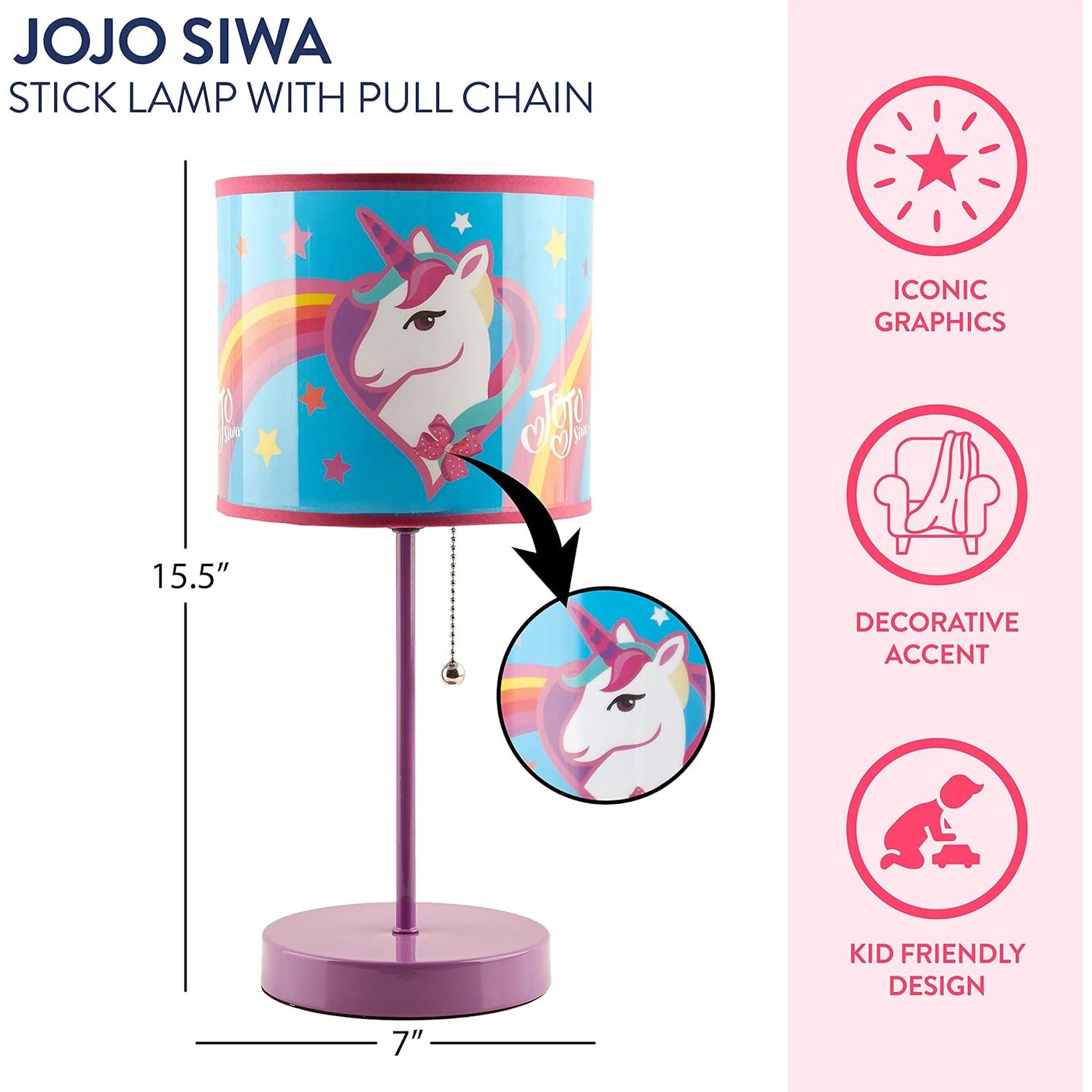 Lámpara de Mesa Infantil Idea Nuova JoJo Siwa Unicornio