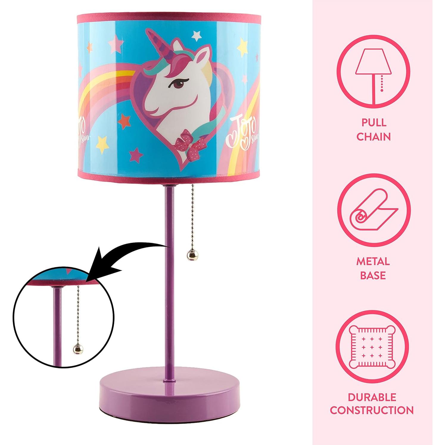 Lámpara de Mesa Infantil Idea Nuova JoJo Siwa Unicornio