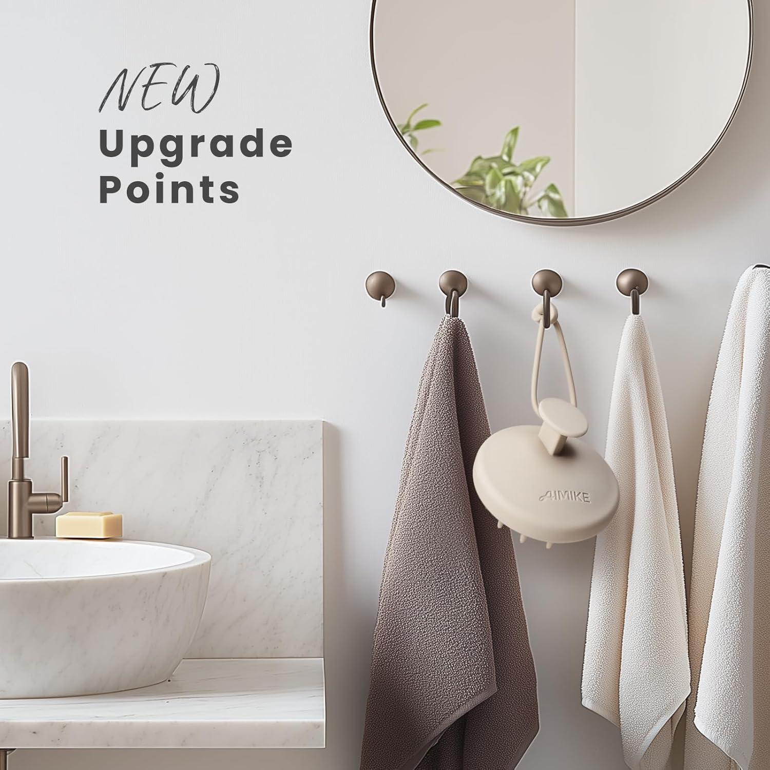 Masajeador de Cuero Cabelludo AIMIKE Silicona Avena 8.13cm