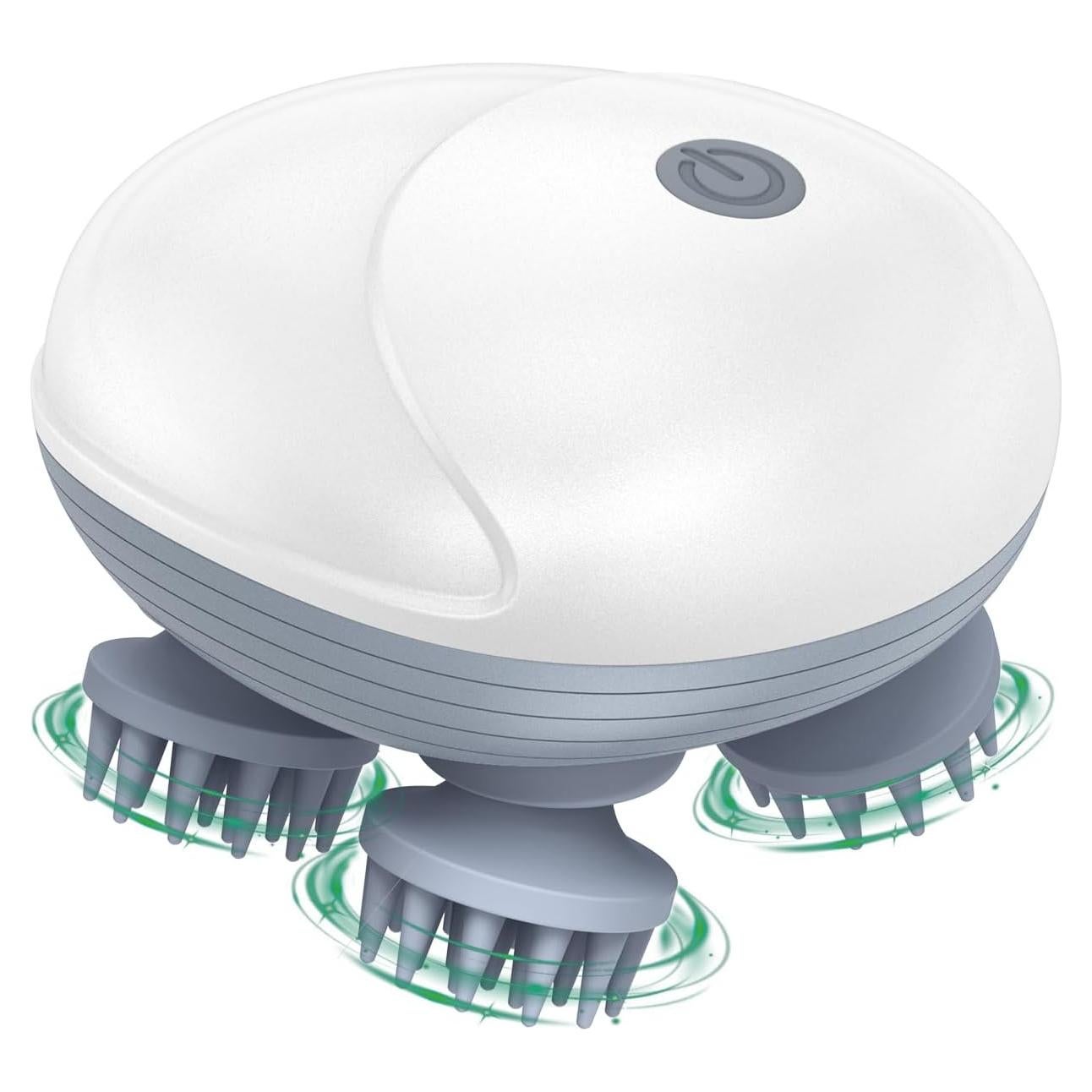 Masajeador Eléctrico de Cuero Cabelludo ORIA, 4 Garras, IPX6