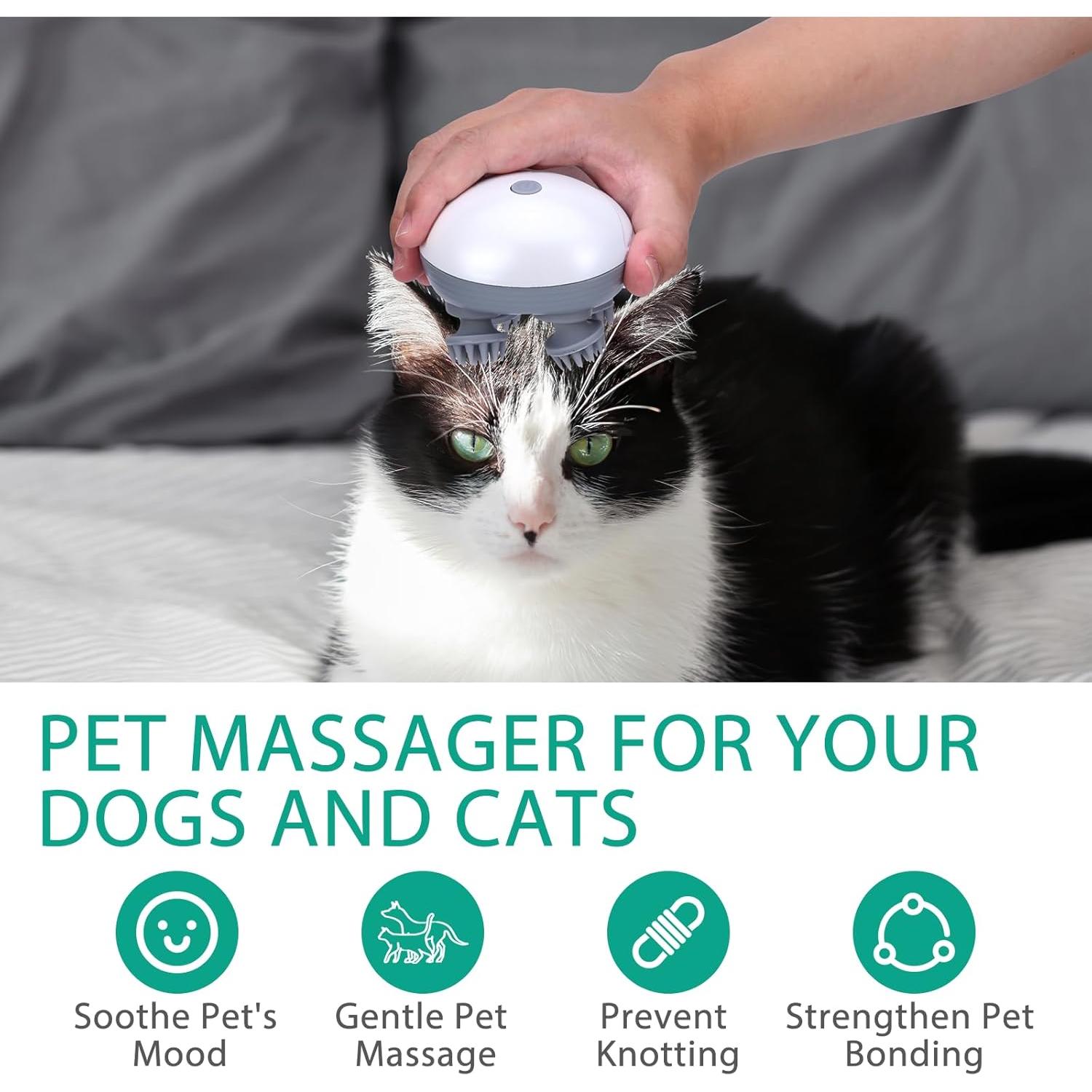 Masajeador Eléctrico de Cuero Cabelludo ORIA, 4 Garras, IPX6