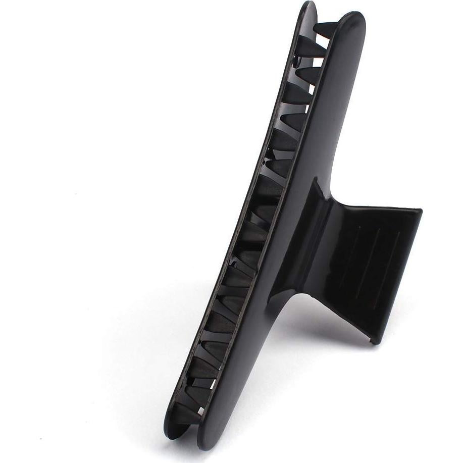 Pinzas Mariposa para Cabello BAHABY - 12 Paquetes Negras y Blancas