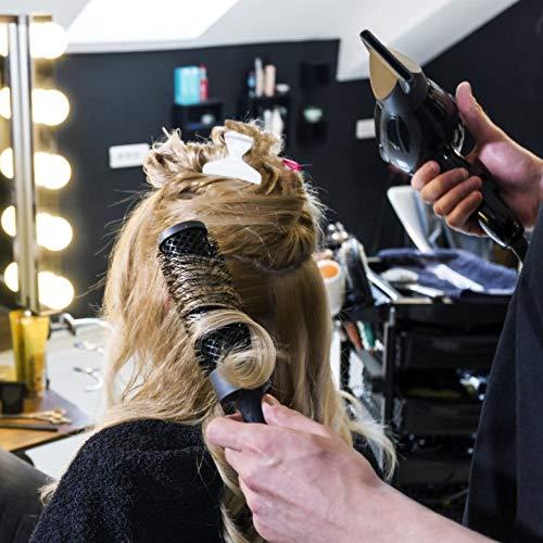 Pinzas Mariposa para Cabello BAHABY - 12 Paquetes Negras y Blancas