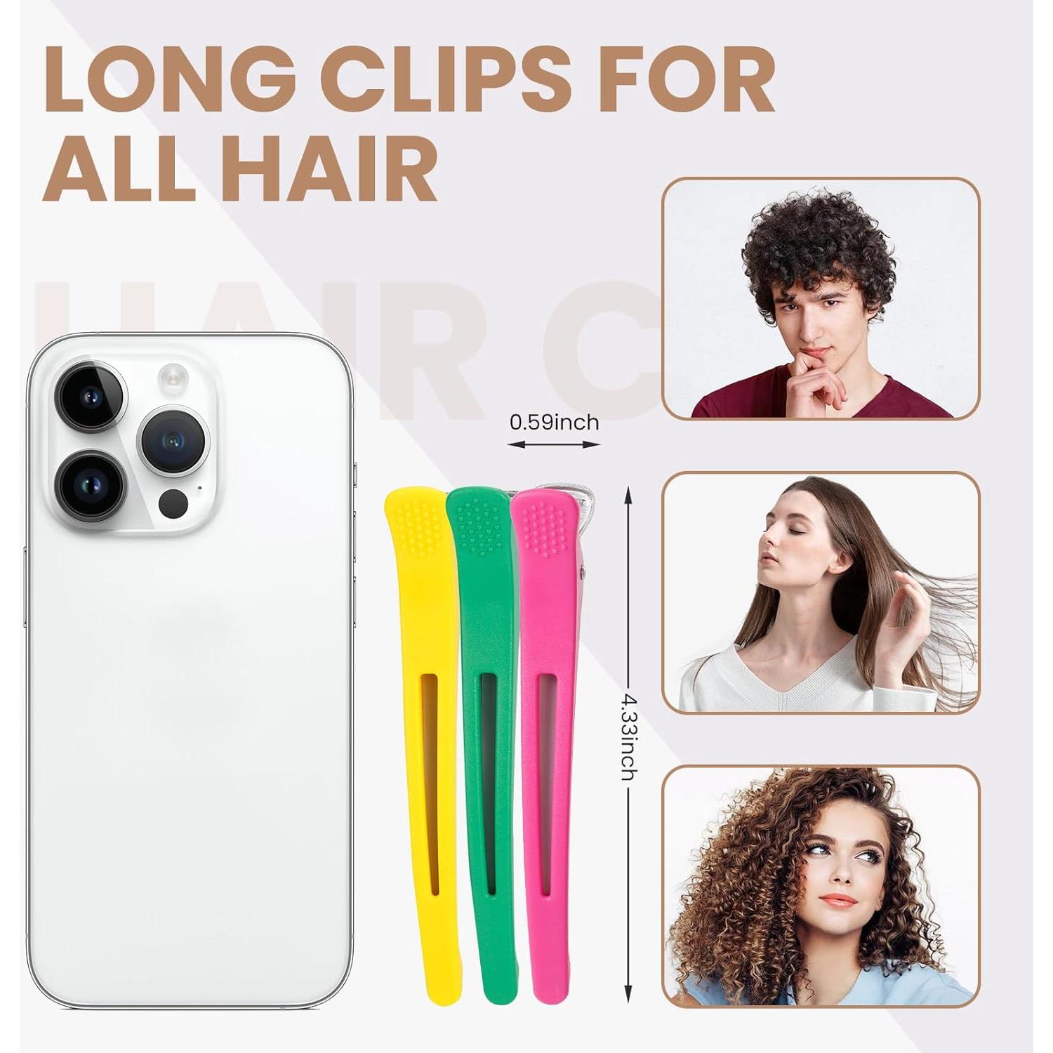 12 Clips para el Cabello Antideslizantes MEDOCA - Sin Marcas