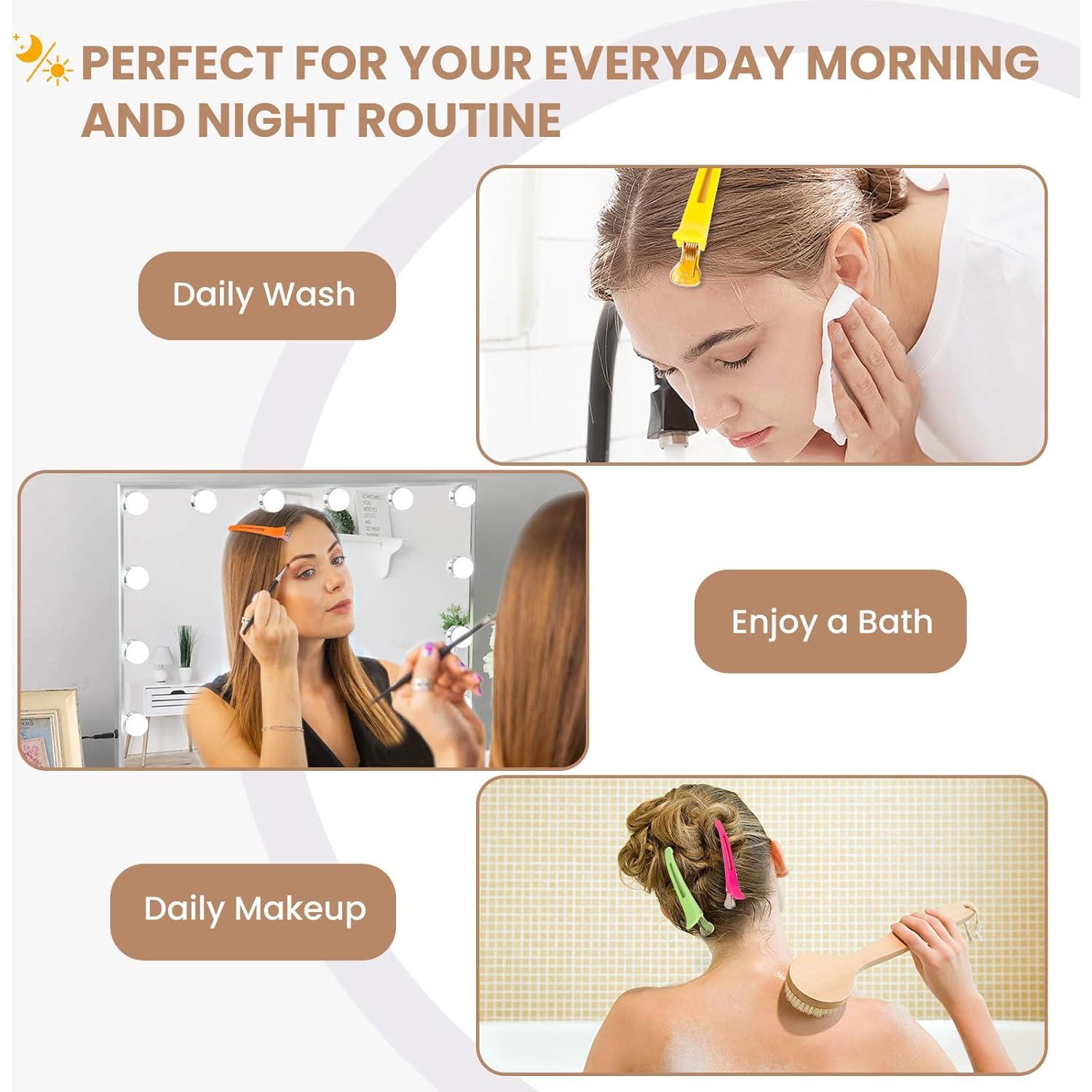 12 Clips para el Cabello Antideslizantes MEDOCA - Sin Marcas