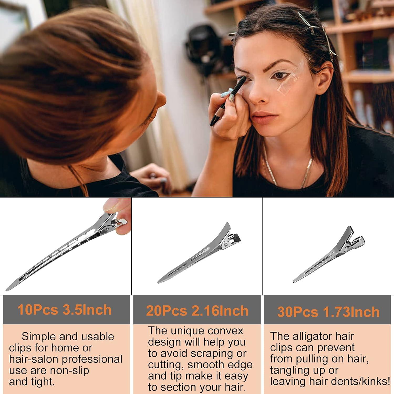 60 Clips de Pelo de Metal HiJeaton con Estuche - Variados