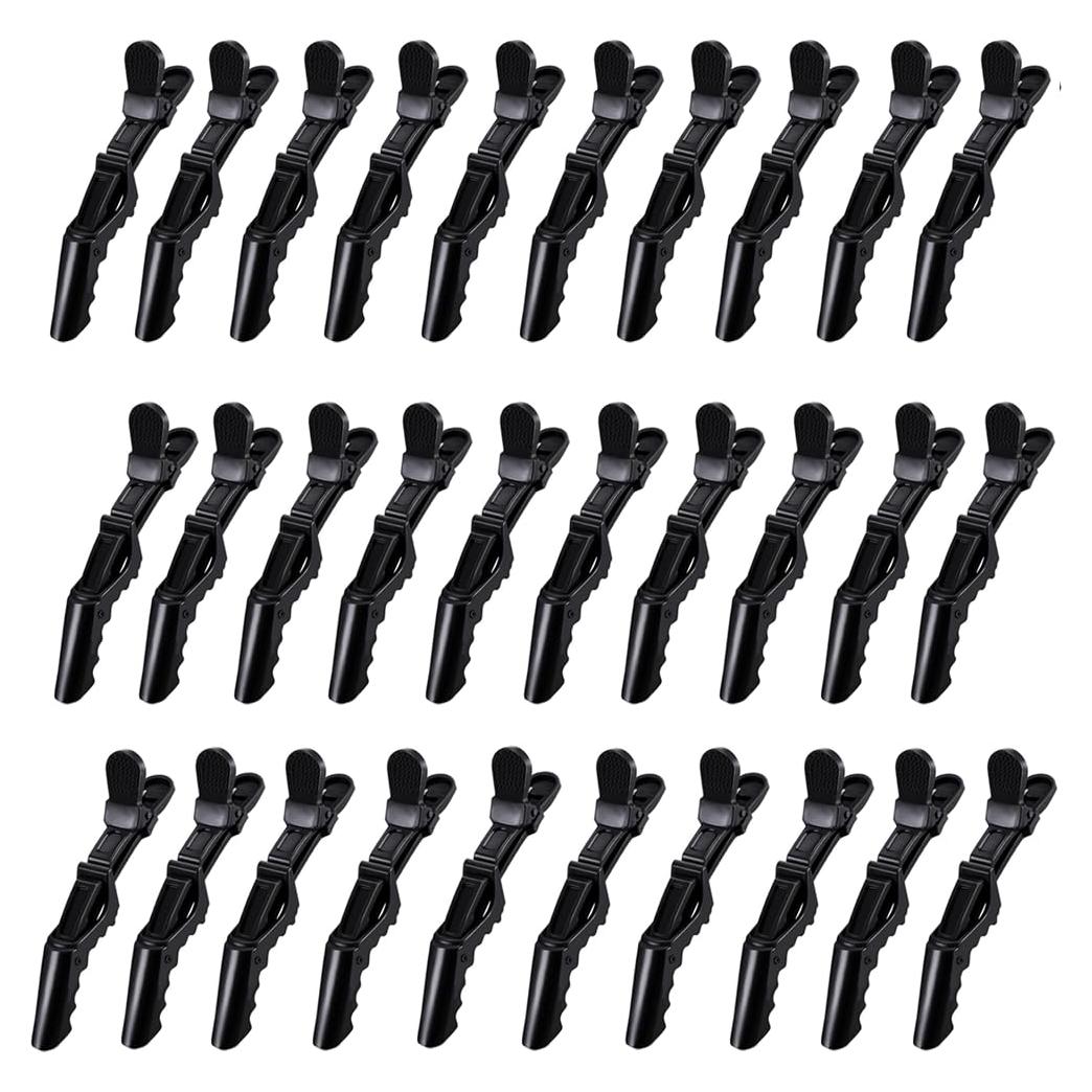 30 Clips de Pelo Cocodrilo Rabetly para Seccionar Cabello Grueso