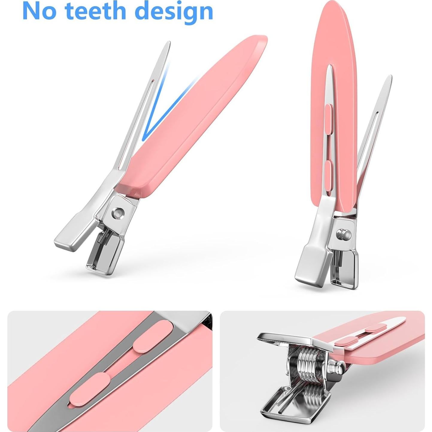 30 Clips de Pelo de Metal Viywicz - Estilo Salón, 5 Colores