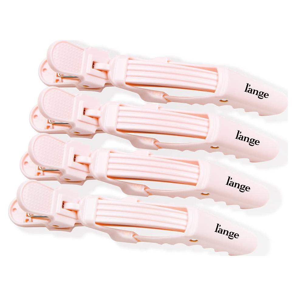 Pinzas para el cabello L'ange Alligator | Doble bisagra | 4 unidades