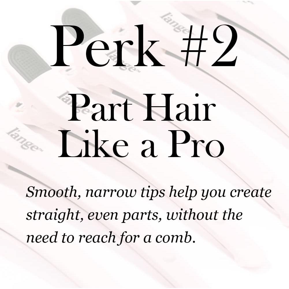 Clips para Seccionar Cabello L'ange Hair - 6 Pack Rosa