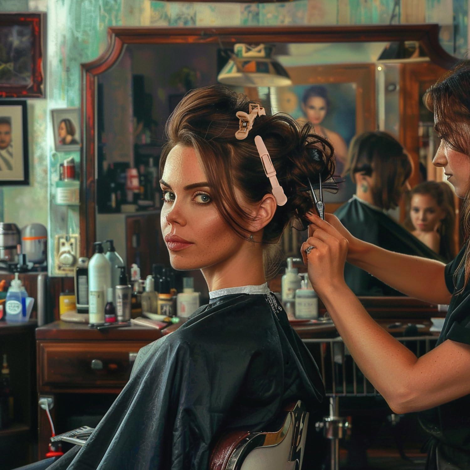 Clips de Pelo Cocodrilo HH&LL Antideslizantes 10 Unidades