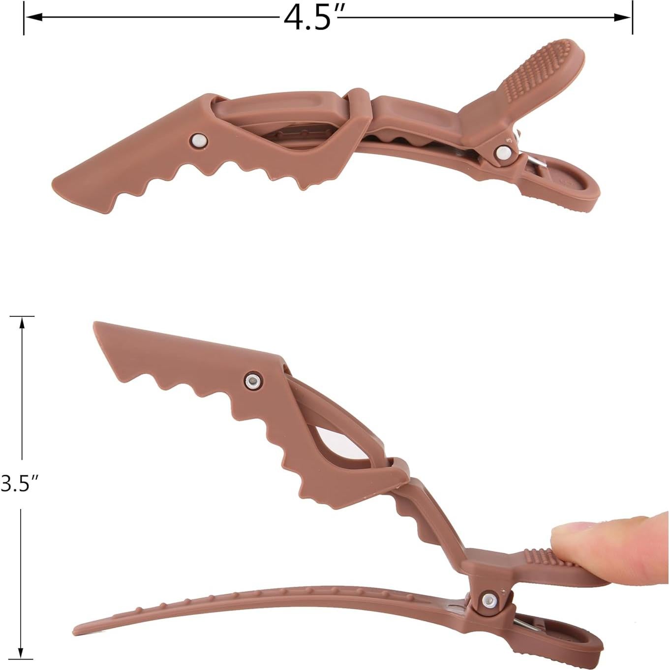 Clips de Pelo Cocodrilo HH&LL Antideslizantes 10 Unidades