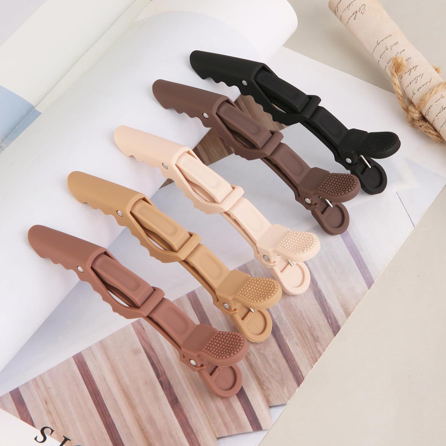 Clips de Pelo Cocodrilo HH&LL Antideslizantes 10 Unidades