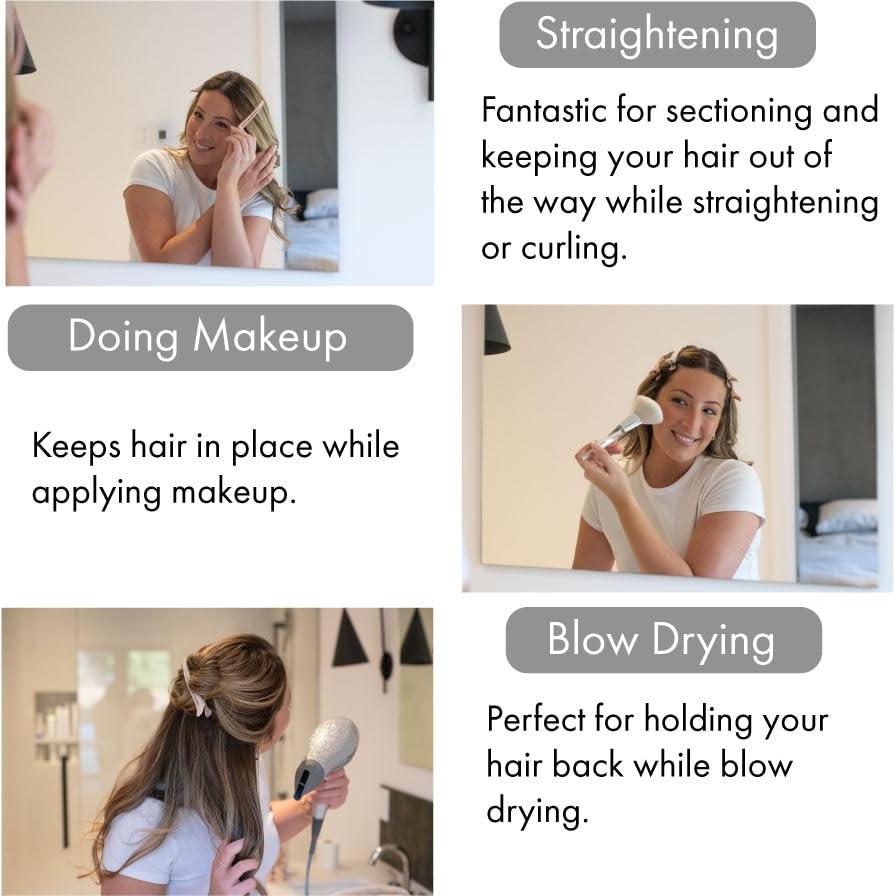 Clips para Cabello Framar Sin Marcas 10 Piezas Neutros