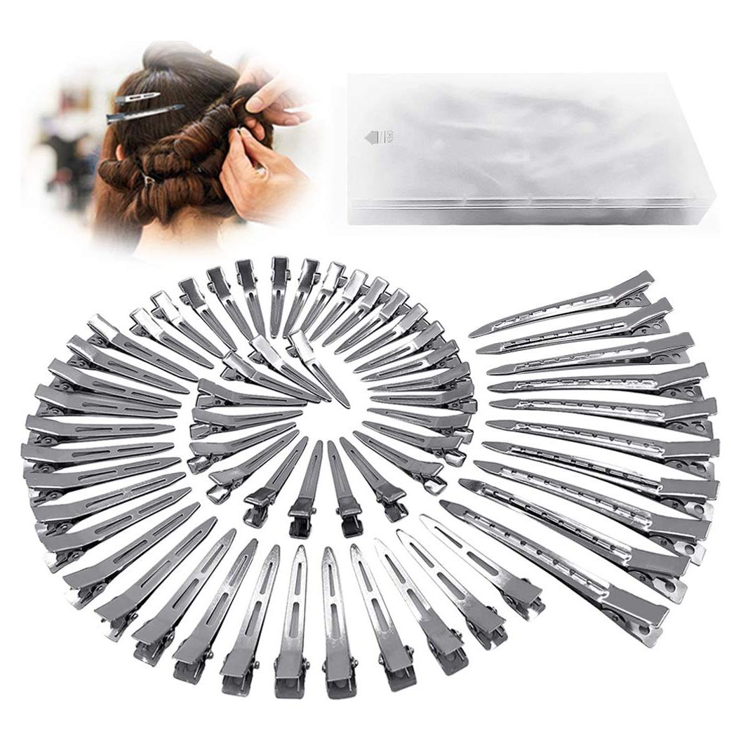 Clips de Pelo Metálicos HiJeaton 60 Pcs para Mujeres