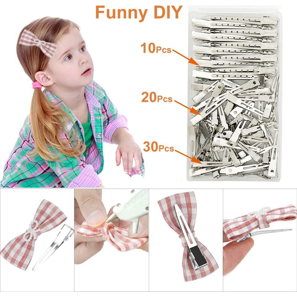 Clips de Pelo Metálicos HiJeaton 60 Pcs para Mujeres