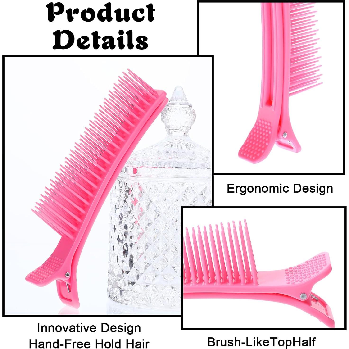 2 Clips de Agarre para Seccionar Cabello YQQYG - Antideslizantes