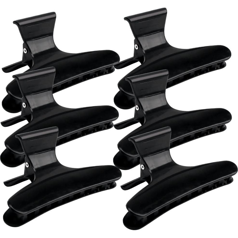 Pinzas para el Cabello ANBALA - Grandes Mariposa Negro