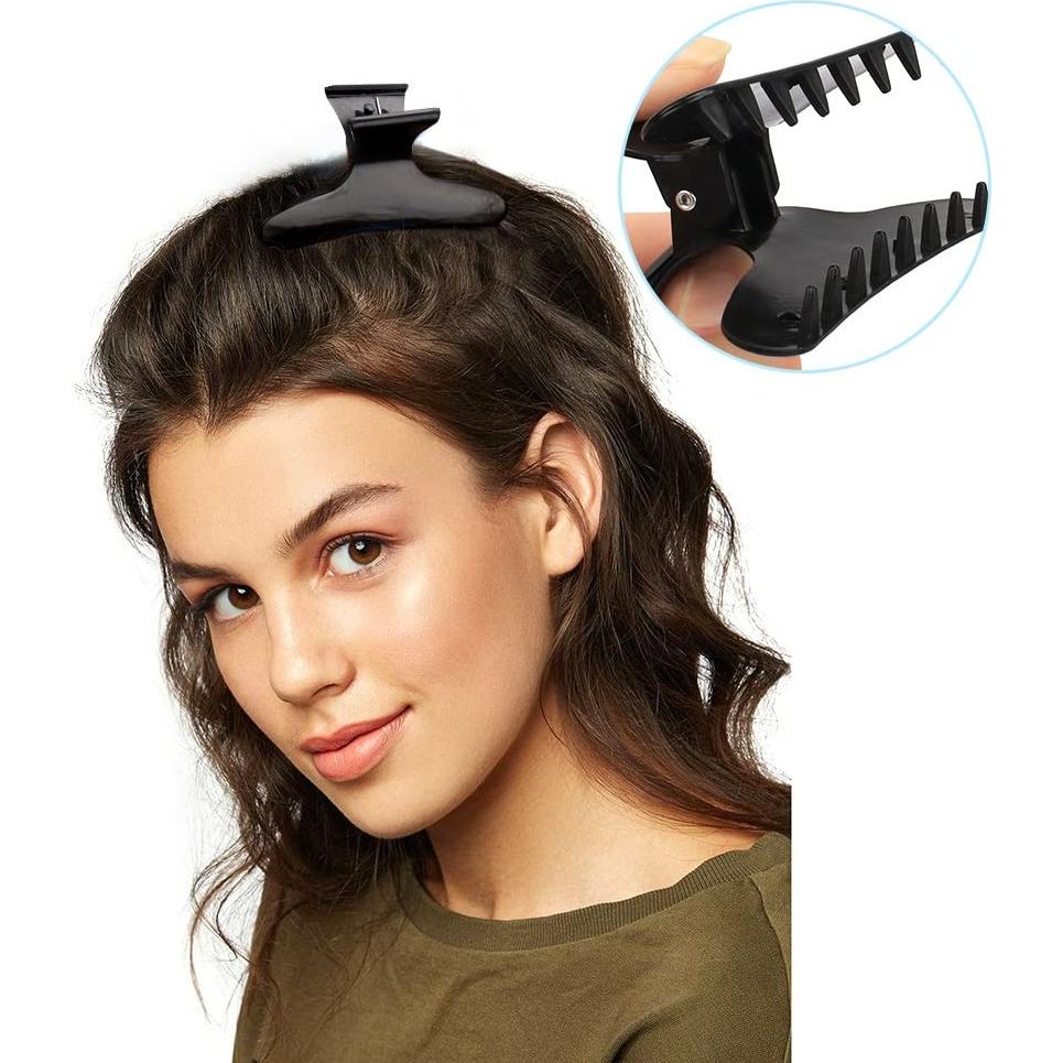 Pinzas para el Cabello ANBALA - Grandes Mariposa Negro