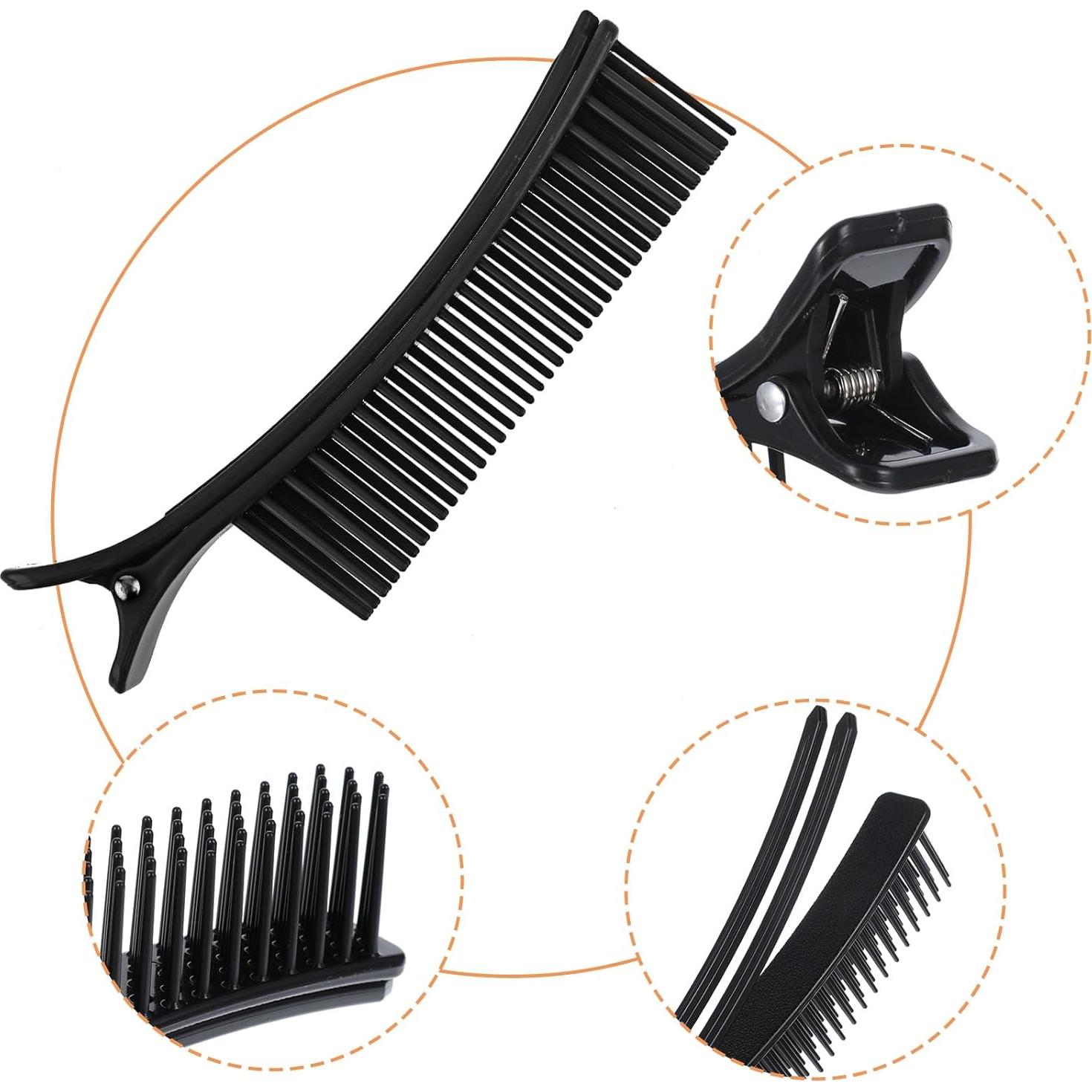 Paquete de 6 Clips de Sección de Cabello Antideslizantes Yuanchu