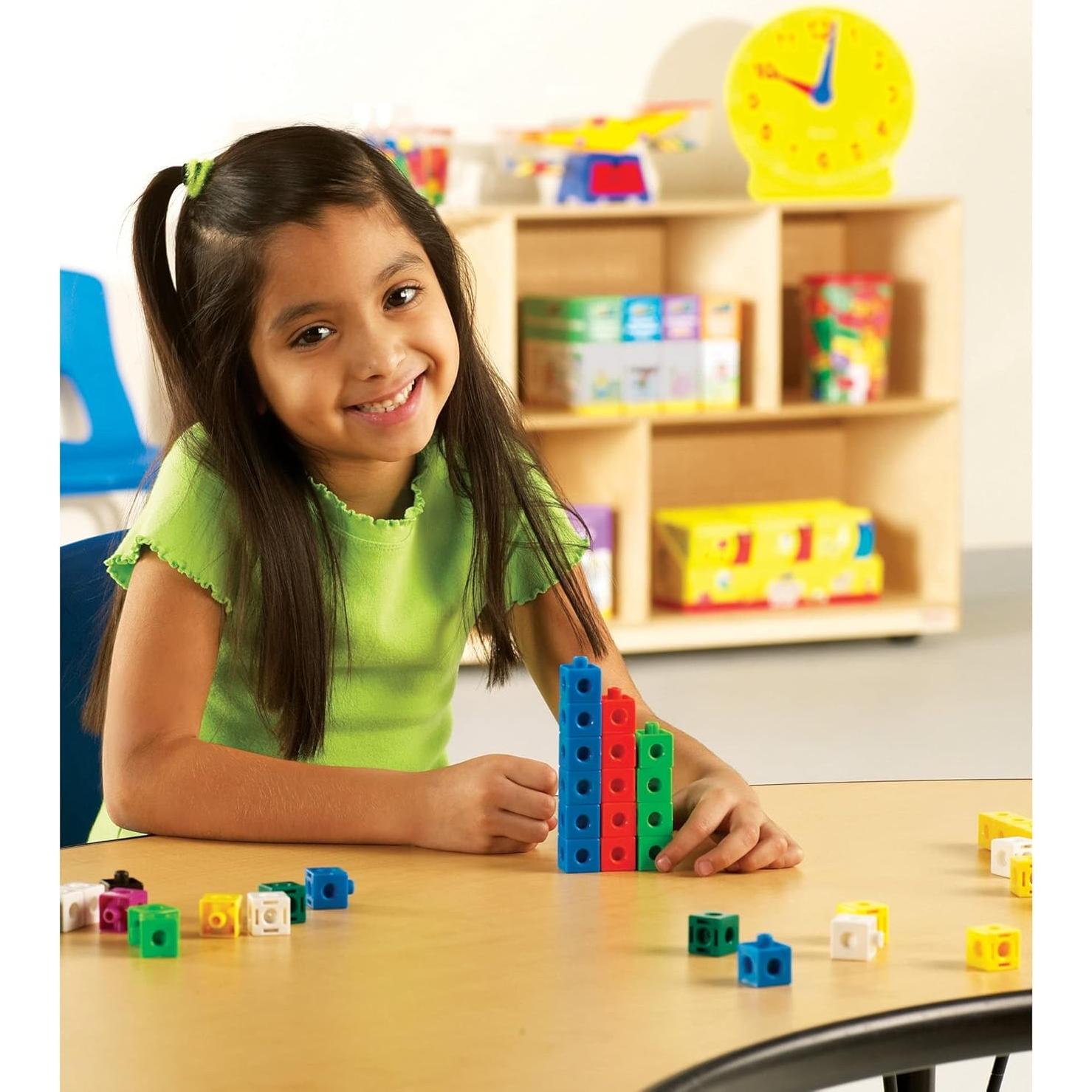 Cubos Snap Recursos de Aprendizaje 500 Piezas Juguete Educativo