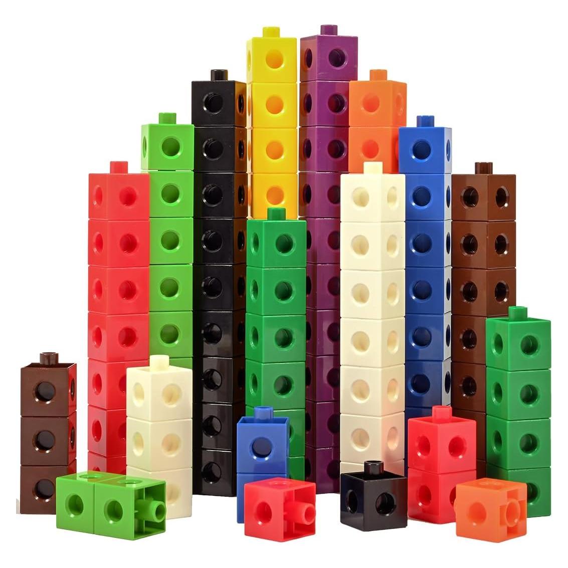 Cubos Enlazables EDX Education - Set de 100 para Conteo y Clasificación