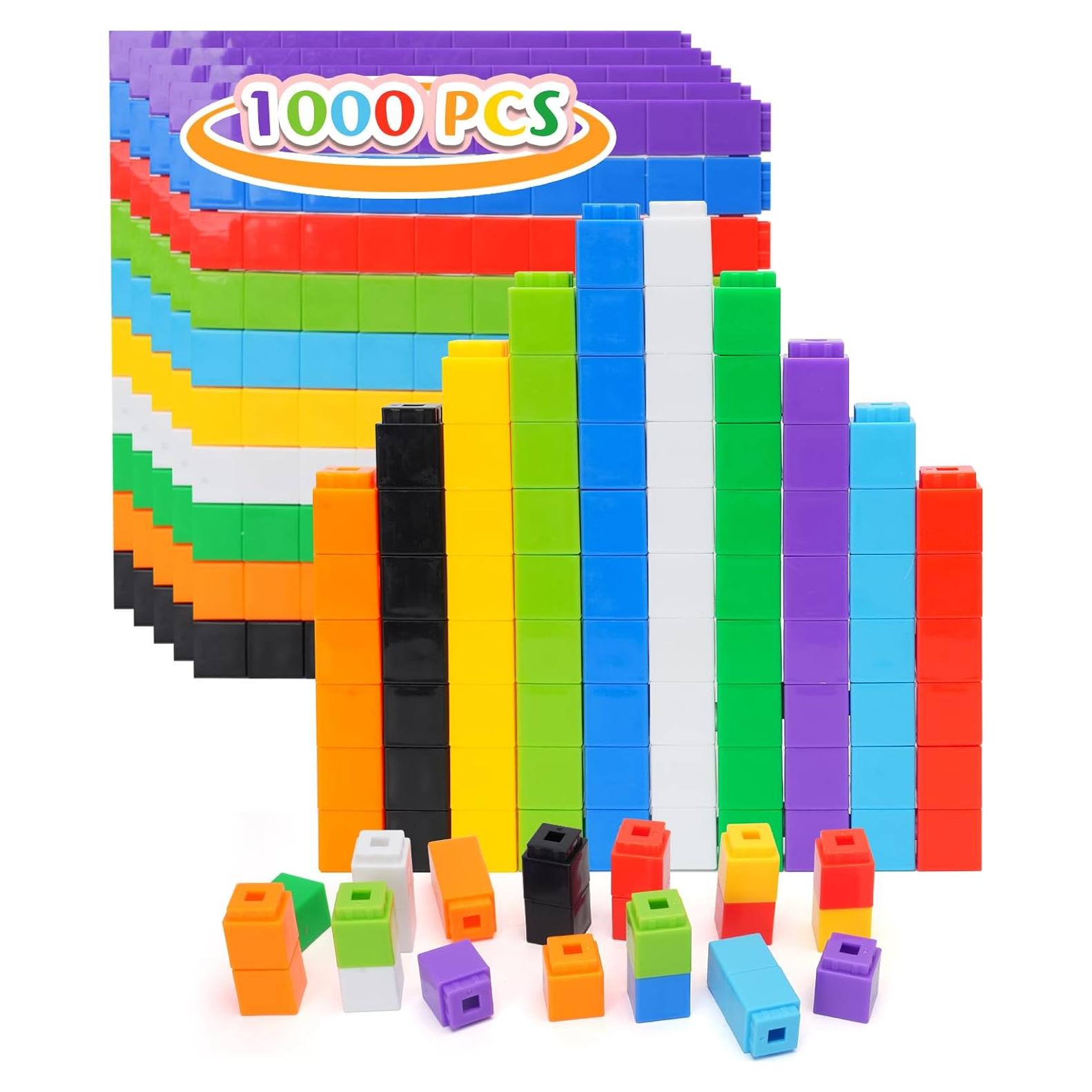 1000 Cubos Enlazables de Matemáticas STEM para Niños - Yiwu