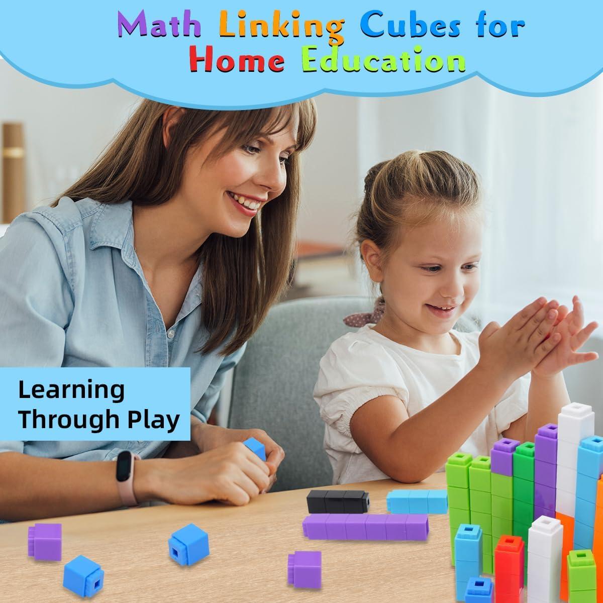 1000 Cubos Enlazables de Matemáticas STEM para Niños - Yiwu