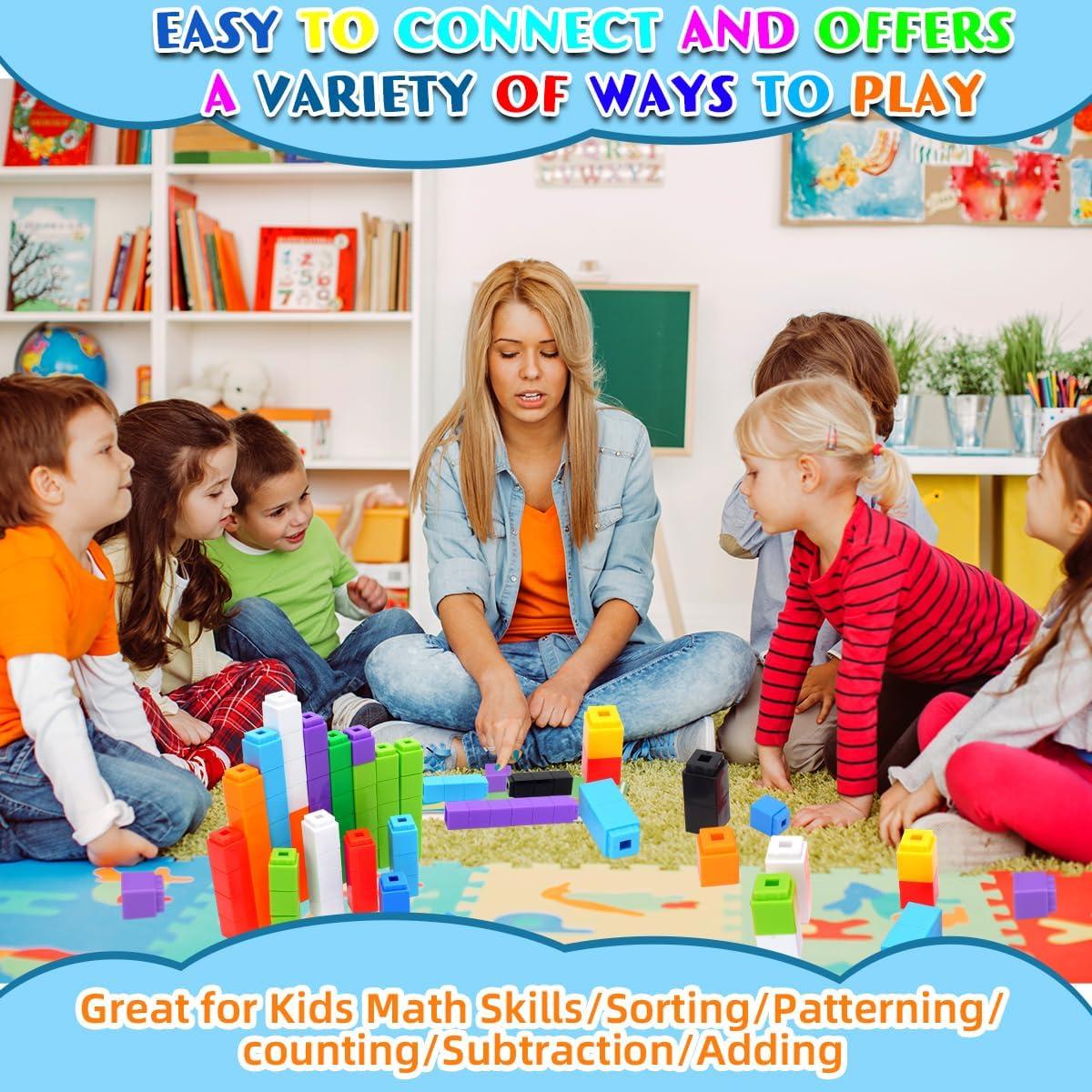 1000 Cubos Enlazables de Matemáticas STEM para Niños - Yiwu