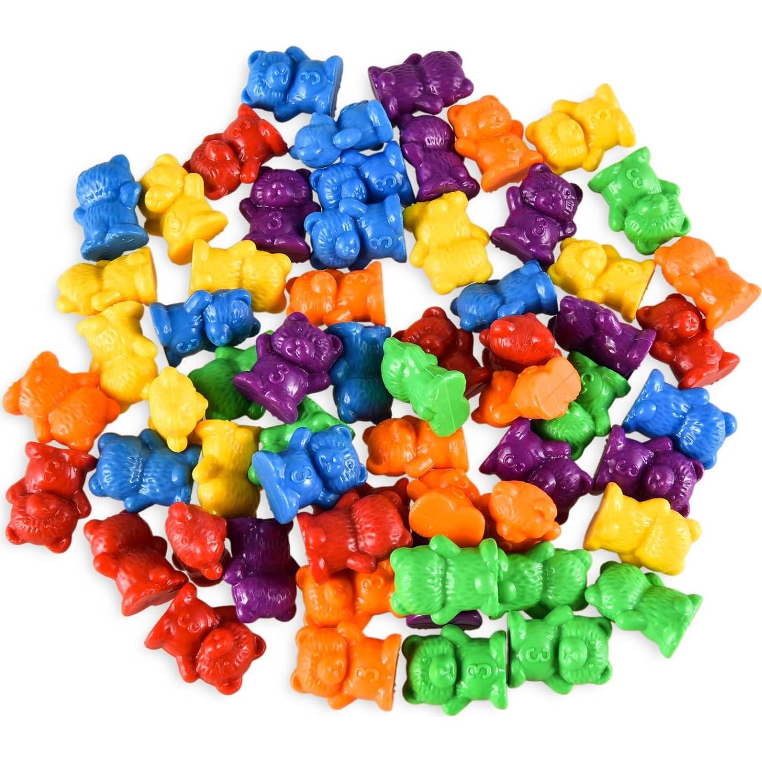 Osos de Conteo de Colores Timoo - 60 Piezas Brillantes