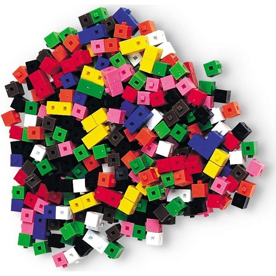 Cubos de Unidad de Centímetro Hand2Mind - Set de 500 Piezas