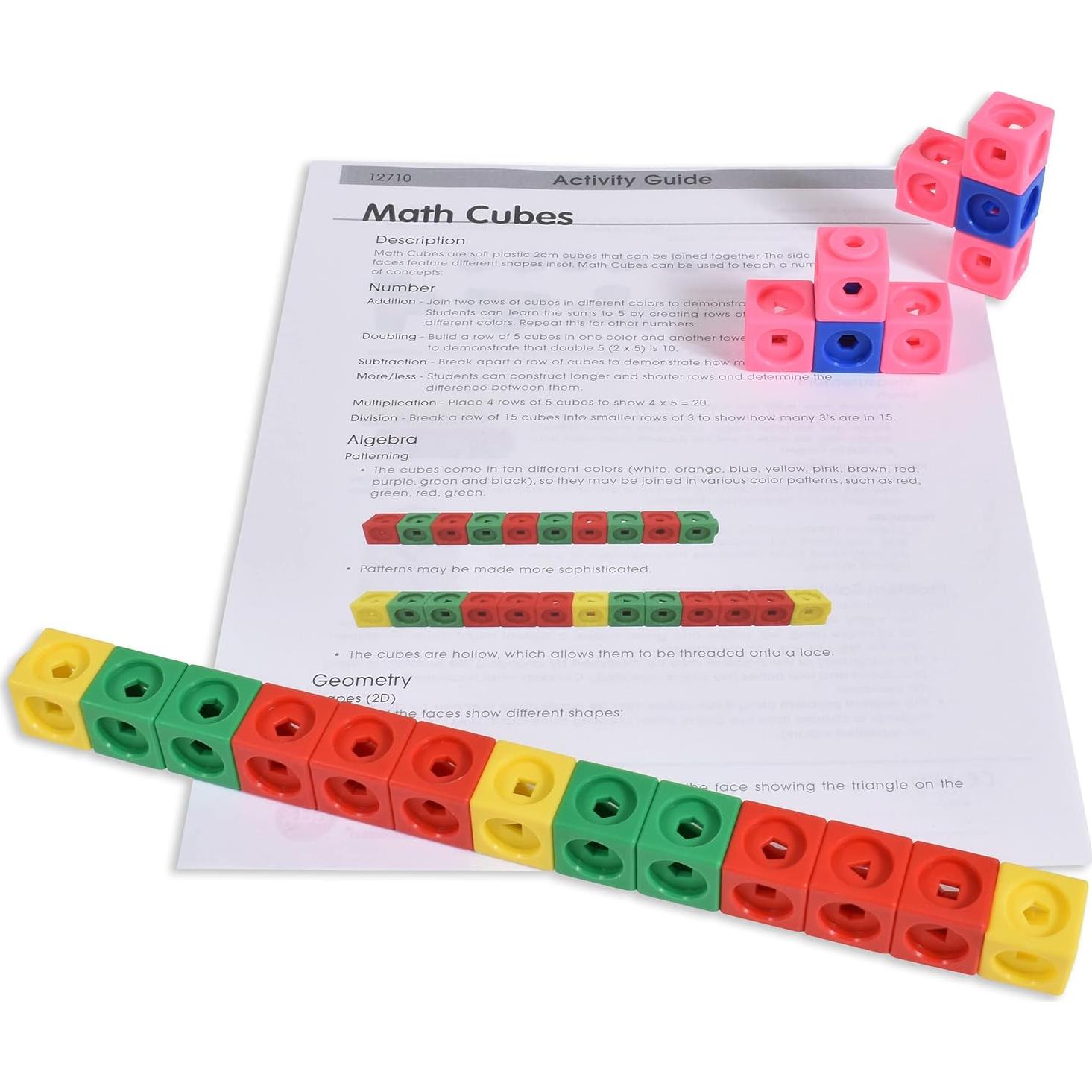 Cubos de Matemáticas EDX Education - 100 Bloques de Conteo