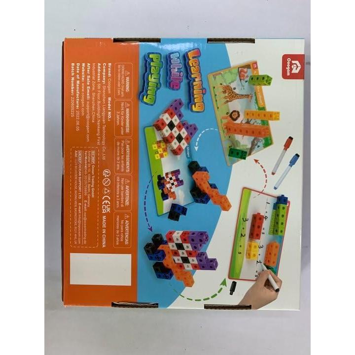 Juego de Matemáticas Coogam para Niños 3-8 Años con Cubos